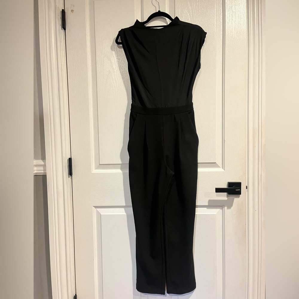 Express Black Sleeveless Romper